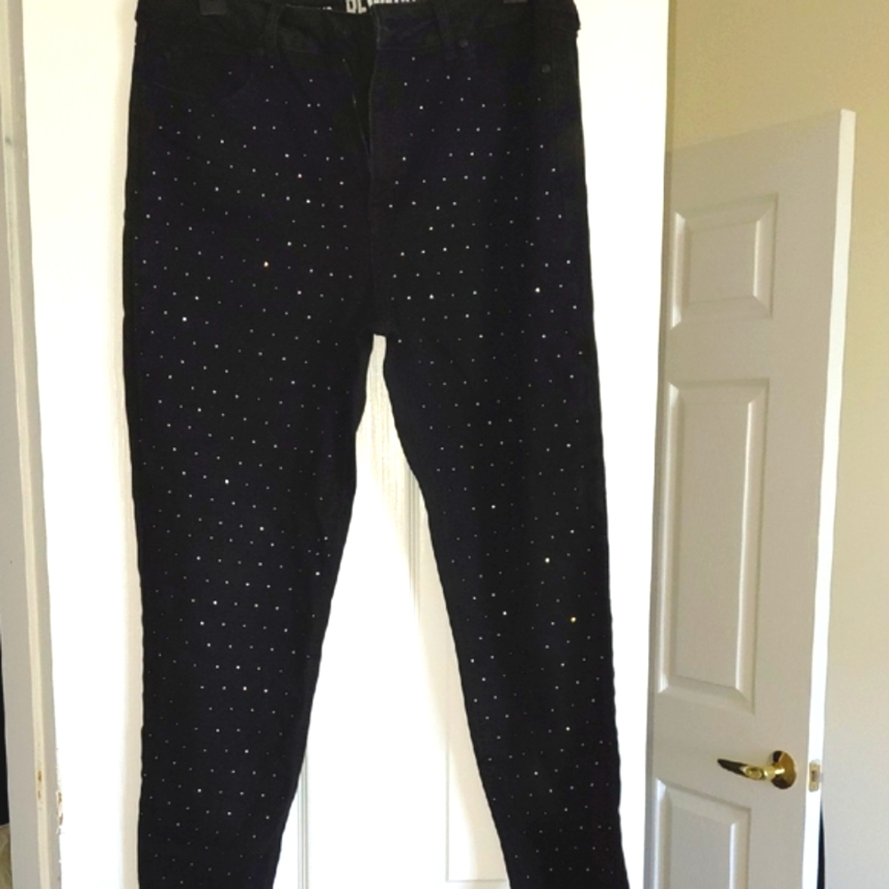 Black Denim Pants